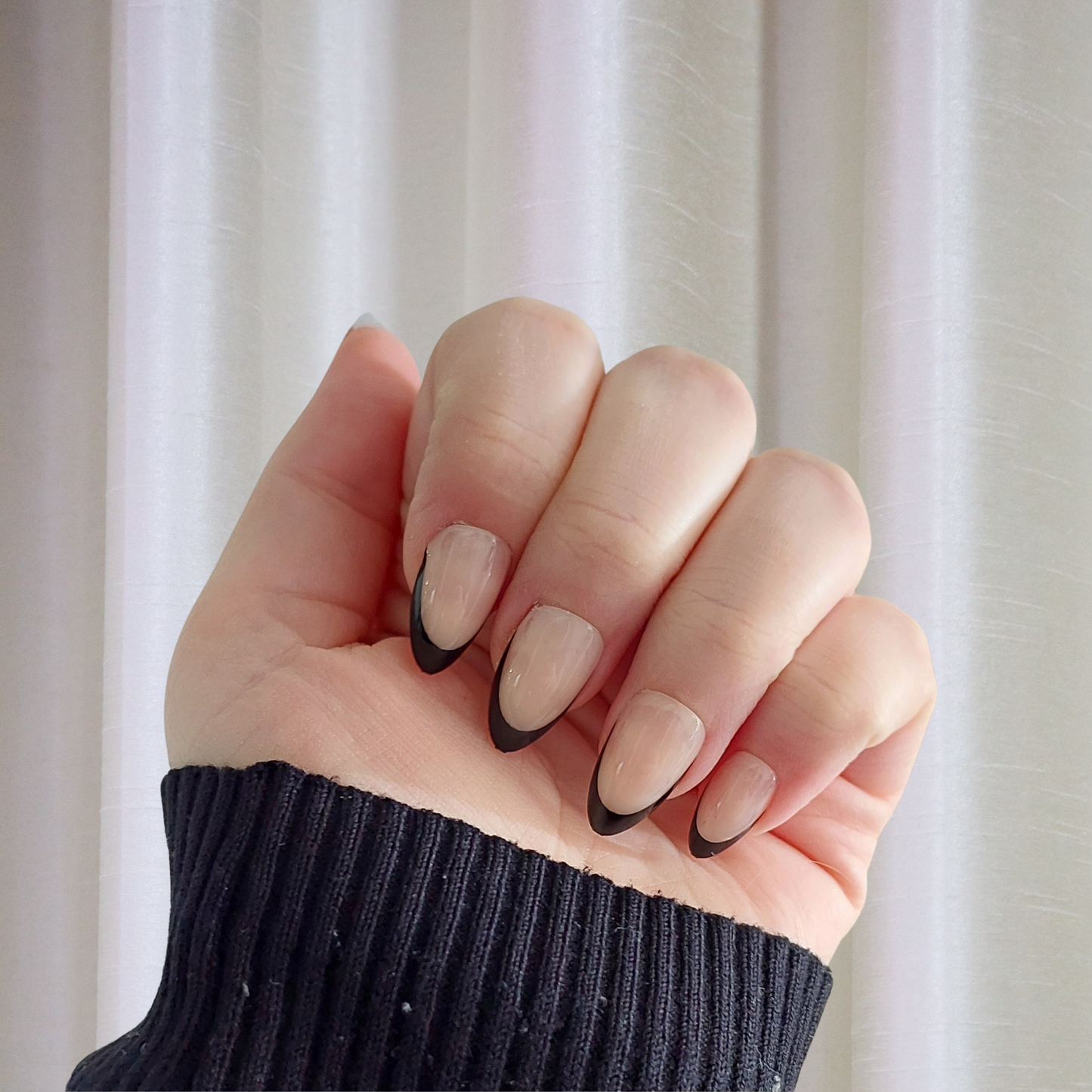 Black French Tip