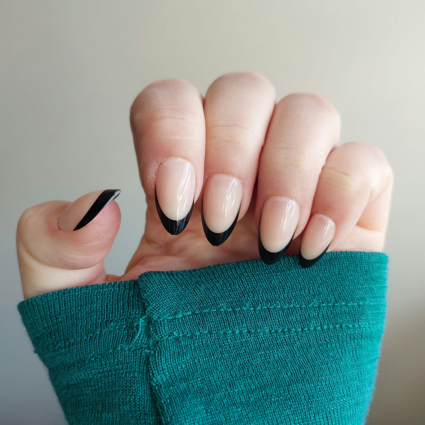 Black French Tip