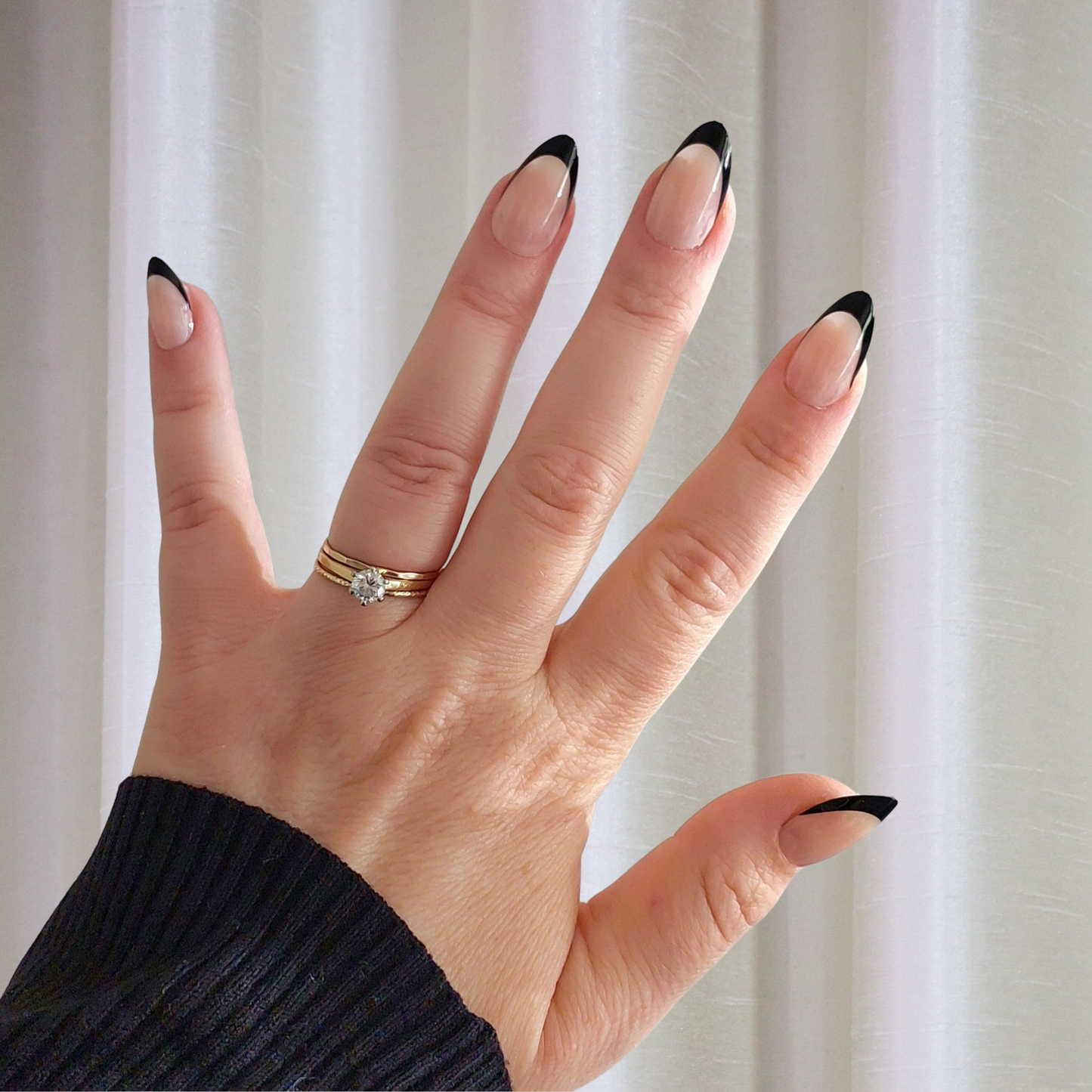 Black French Tip